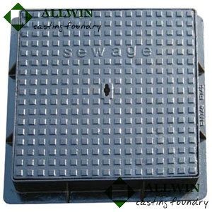 DUCTILE IRON SQUARE MANHOLE COVER